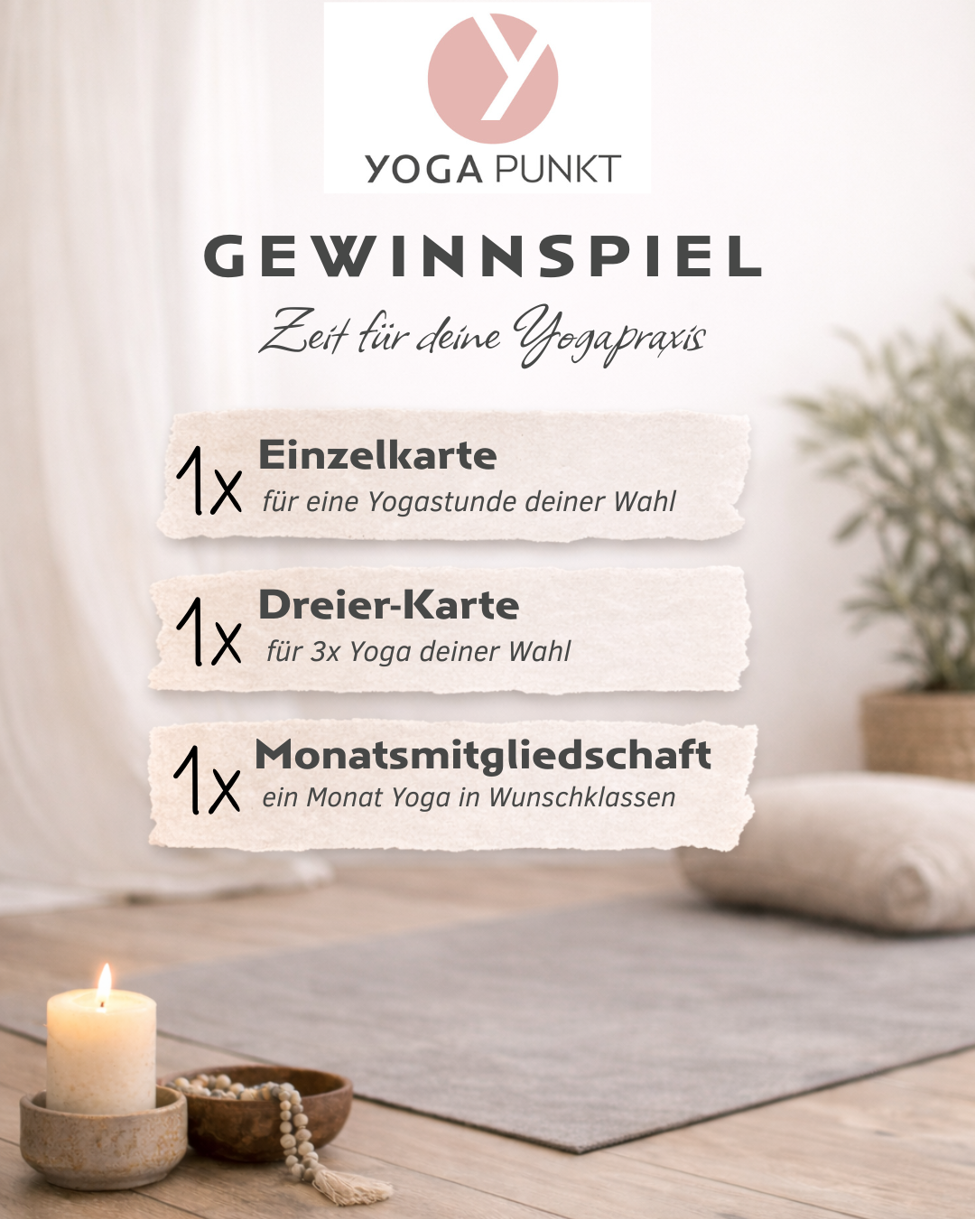 Gewinnspiel YOGAPUNKT